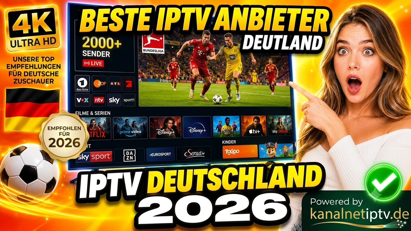 Beste IPTV Anbieter Deutschland – Worauf Sie bei der Auswahl achten sollten (2026)